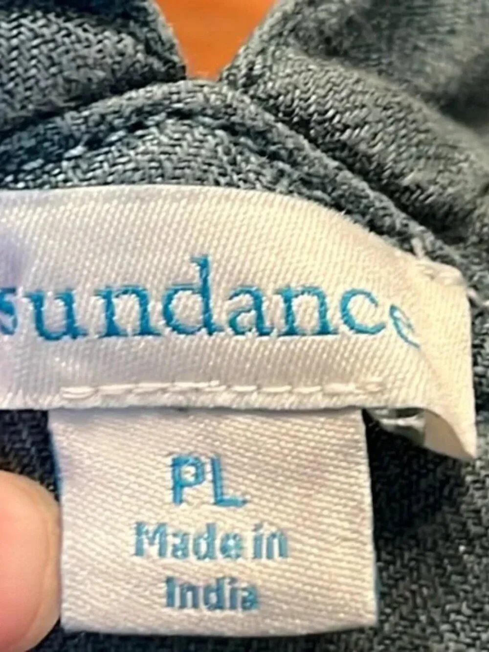 Sundance Catalog Hannah Linen Overalls Sz Large Petite Soft Turquoise Green - Picture 5 of 8